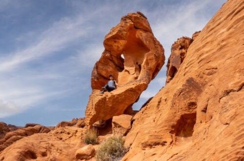 Mouse’s Tank Trail (Petroglyph Canyon) in Valley of Fire State Park, Nevada