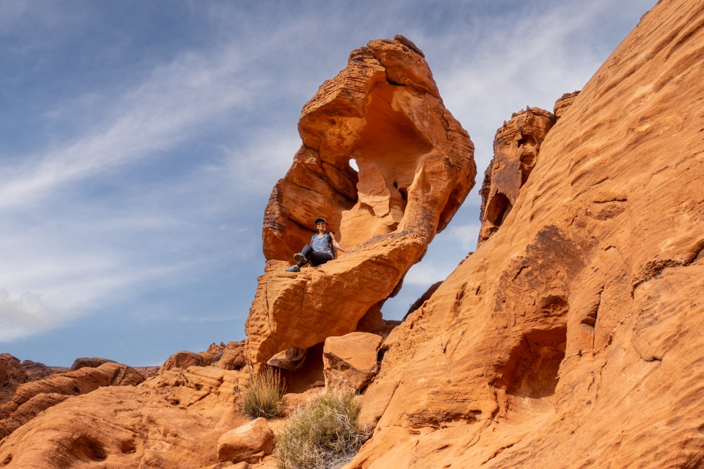 Mouse’s Tank Trail (Petroglyph Canyon) in Valley of Fire State Park, Nevada