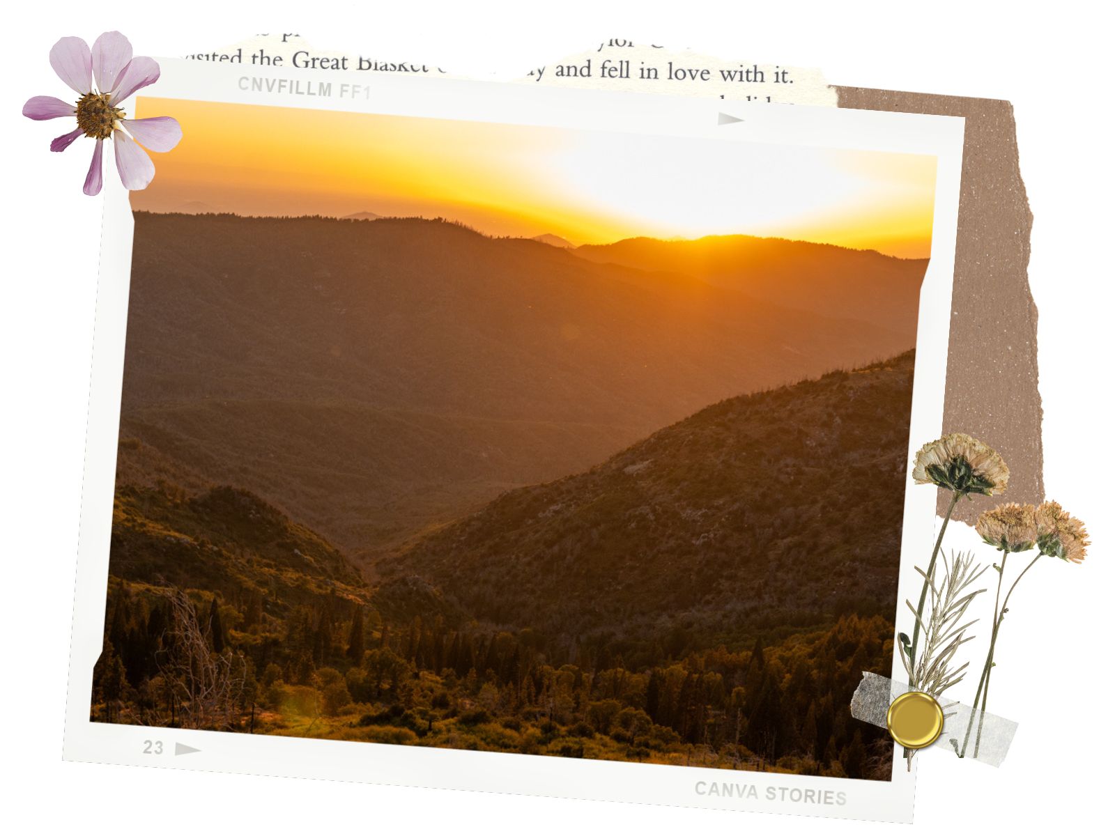 McGee Vista Point in Kings Canyon Scenic Byway in California