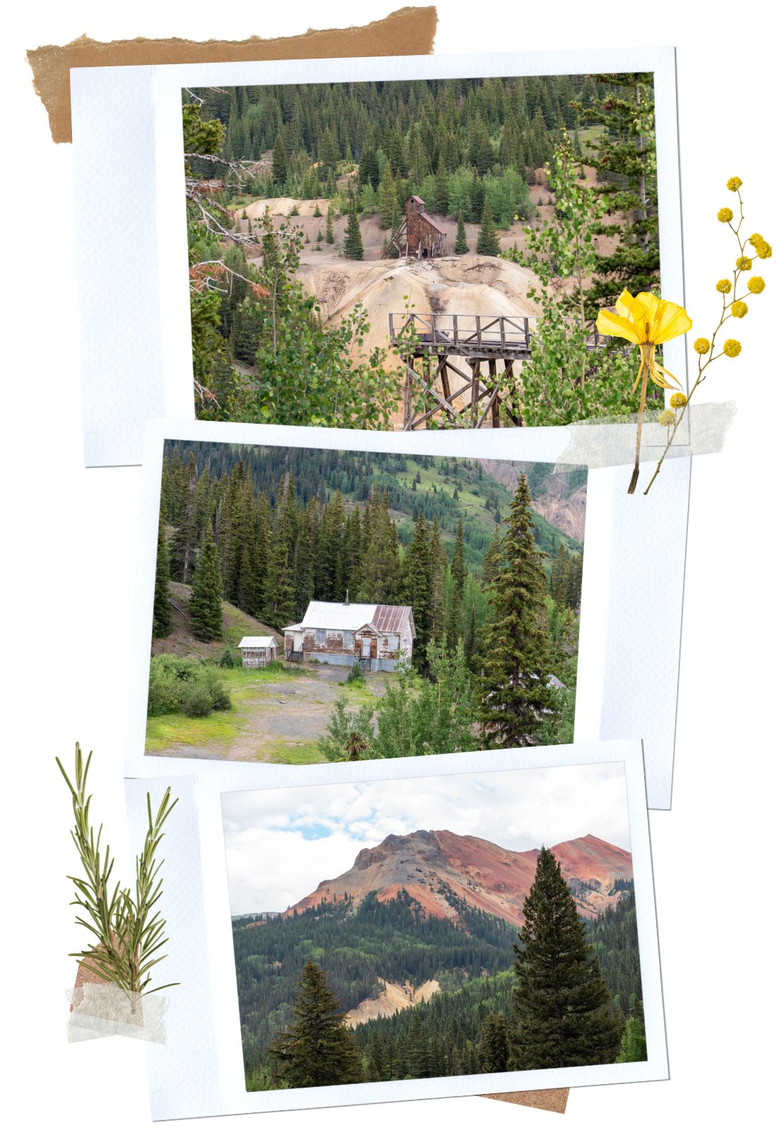 Red Mountain Overlook - Million Dollar Highway in Colorado