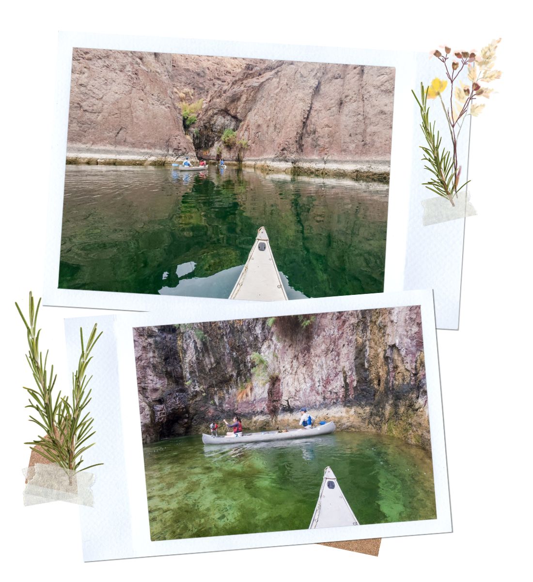 Alcove with waterfalls on Black Canyon Water Trail, a Secret Oasis Near Las Vegas