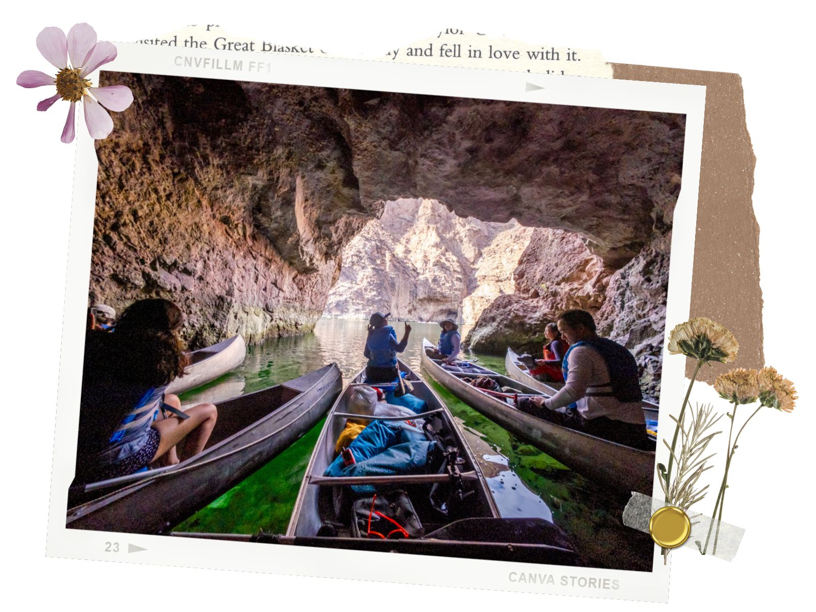 Emerald Cave on Black Canyon Water Trail, a Secret Oasis Near Las Vegas