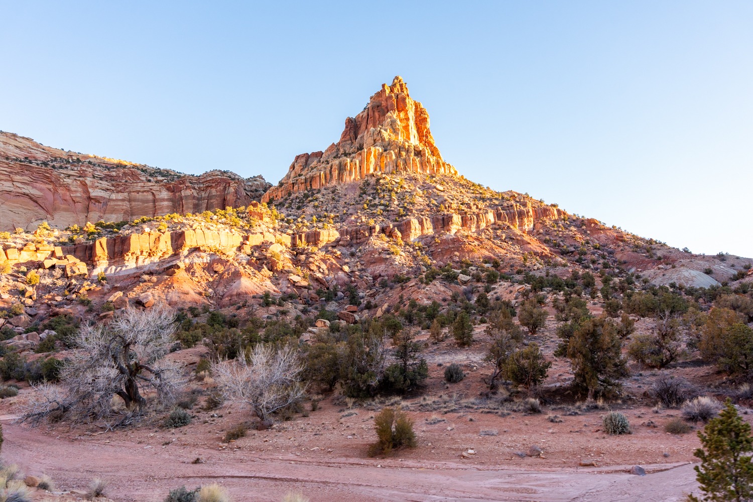 Formation along Capitol Reef Scenic Drive in Capitol Reef National Park