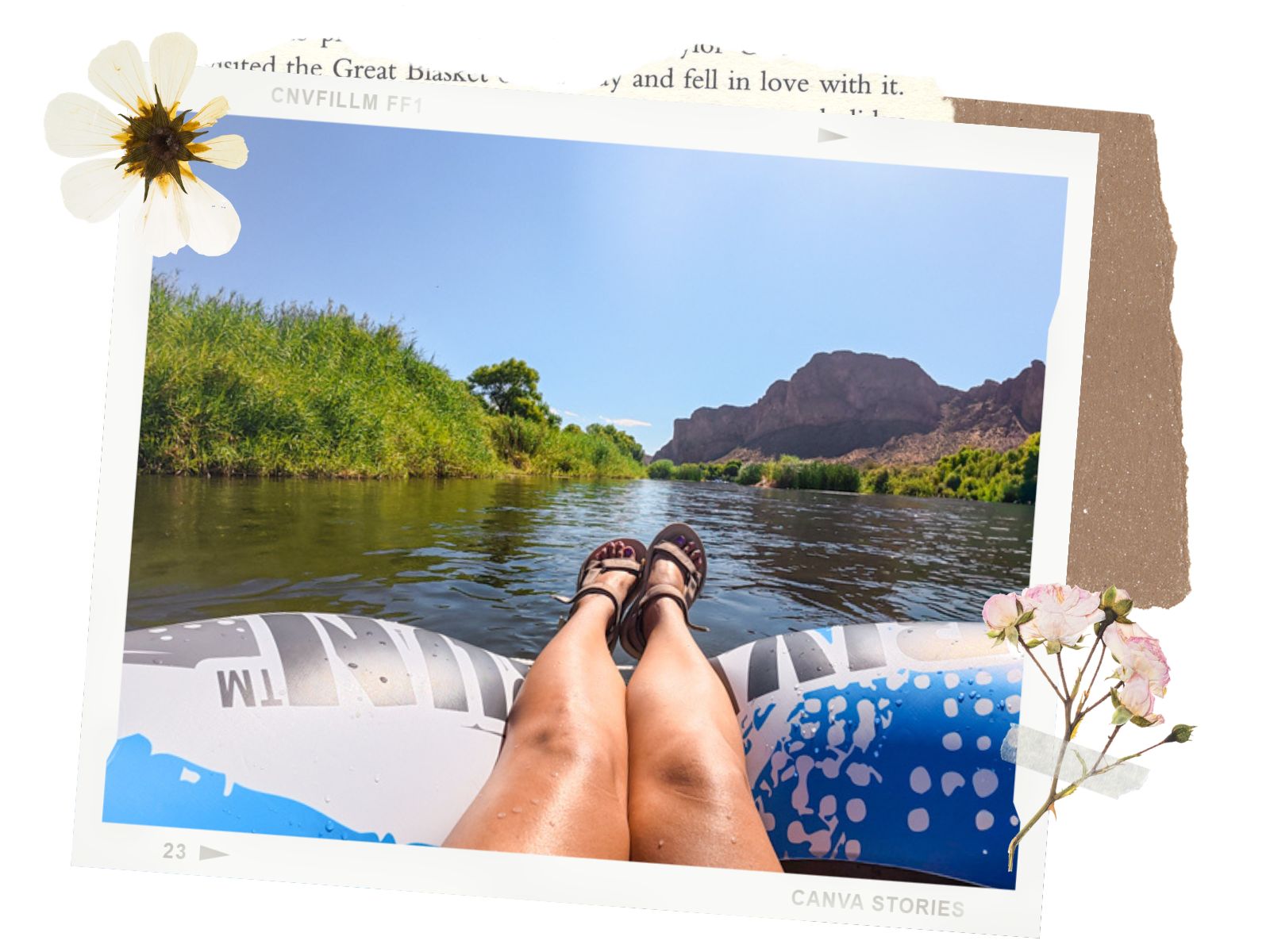 Floating the Salt River Float in Mesa, Arizona
