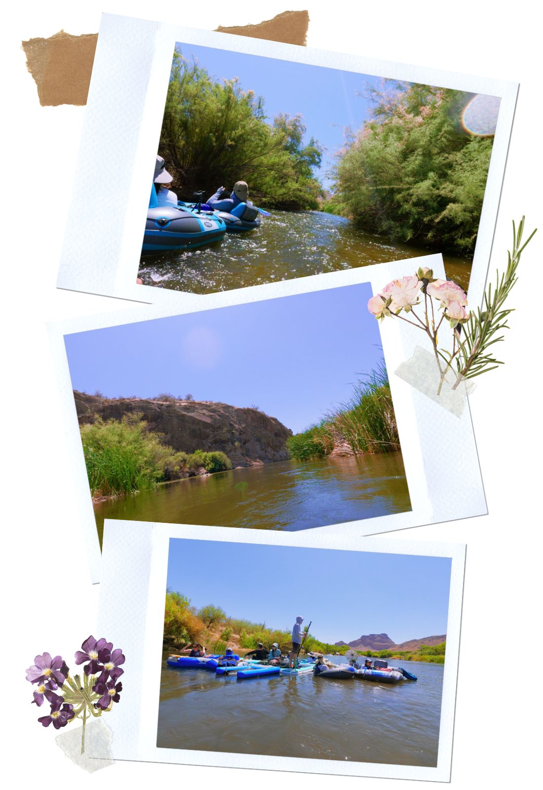 On the way to Phon D Sutton on the Salt River Float in Mesa, Arizona