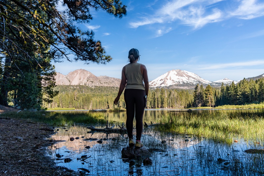 Manzanita Lake Loop in Lassen Volcanic National Park